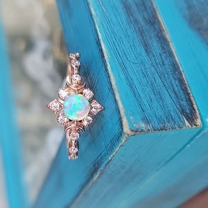 💍2 for $20 Fragrant Jewels Celestial Opal Moon Ring